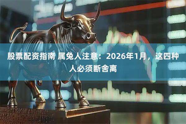 股票配资指南 属兔人注意：2026年1月，这四种人必须断舍离